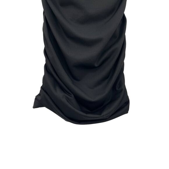 Showpo This Is Real Dress In Black Size 2 Bodycon Mini Length Deep V-Neck Sexy - Picture 15 of 16